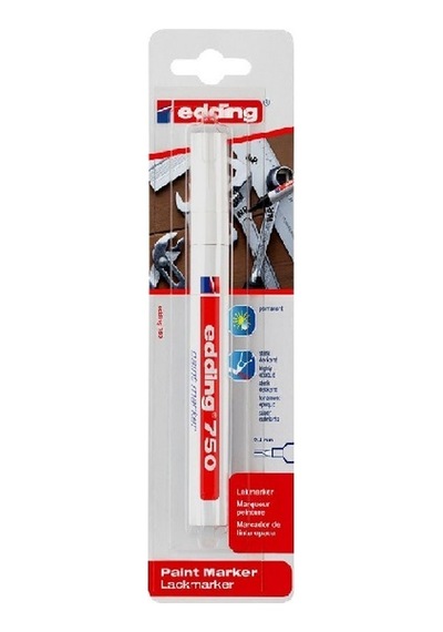 Edding Paint Marker 2-4 Mm Yuvarlak Uç Beyaz Ed75049