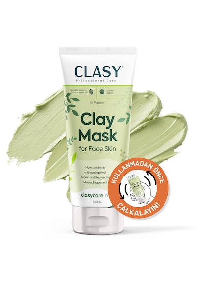 Clasy Care Gözenek Sıkılaştırıcı Leke Karşıtı ve Nemlendirici Kil Maskesi 100 ML Clasy Care Gözenek Sıkılaştırıcı Leke Karşıtı ve Nemlendirici Kil Maskesi 100 ML