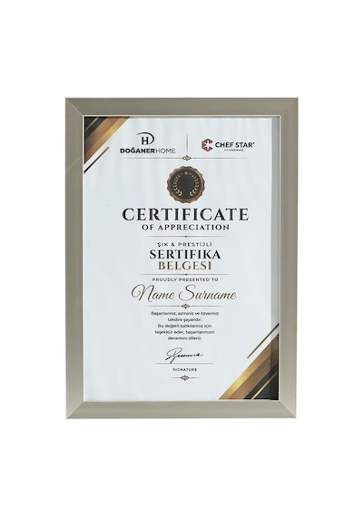 Tr 4409 Gümüş Ahşap Modern Dekoratif Cam Fotoğraf Çerçevesi Masa Duvar Fotoğraf Çerçevesi 21x29,7cm