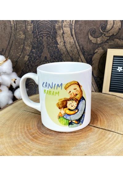 Giftmoda Canım Babam Tasarımlı Kupa Bardak Sku: Smg8690010566706 Acı Kahve