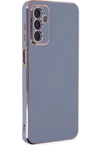 Newface Samsung Galaxy M23 Kılıf Volet Silikon - Mavi