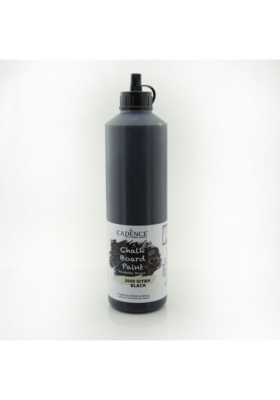 Kara Tahta Boyası 2600 Siyah 750ml Siyah Siyah