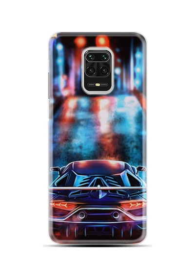 Xiaomi Redmi Note 9 Pro Kılıf Desenli Ay Ve Astronot 1724