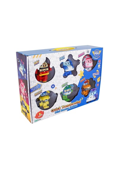 Polı Zr-915 Eco Lounge Quick Transforming Mini Rescue Deluxe Set Mavi