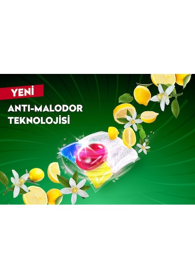 Tems 4 Etkili Bulaşık Makinesi Kapsül Deterjanı 56 Tablet