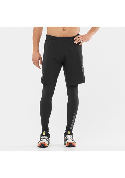 Salomon Bonattı Traıl Erkek Koşu Şortu Black Lc1826200 Siyah
