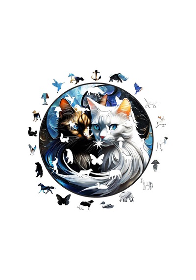 Ncpuzzles Cats, 50x50 Cm Yapboz