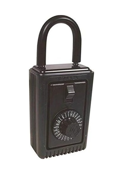 Accesspoint 00524 Keysafe  3 Tuşlu Taşınabilir, Çevirmeli Kadran, Siyah