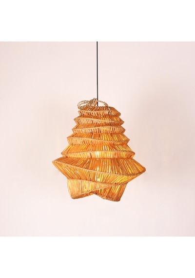 Rattan Olivia Aydınlatma 50x50 Cm Naturel