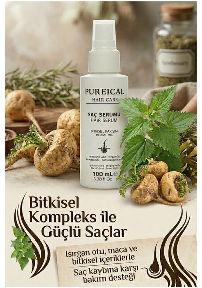 Pureical Bitkisel Saç Serumu 100 ML