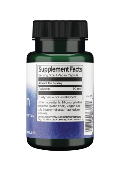 Swanson Nutrition Apigenin 50 Mg 90 An Kapsül Gıda Takviye
