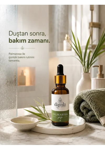 Biodamla Natural Palmarosa Yağı 10 Ml