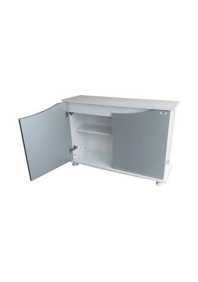 Kanki Pet 100 Cm Mdf Kp1000125gr Flex Gri Kapaklı Akvaryum Sehpası 100x31x69 Cm