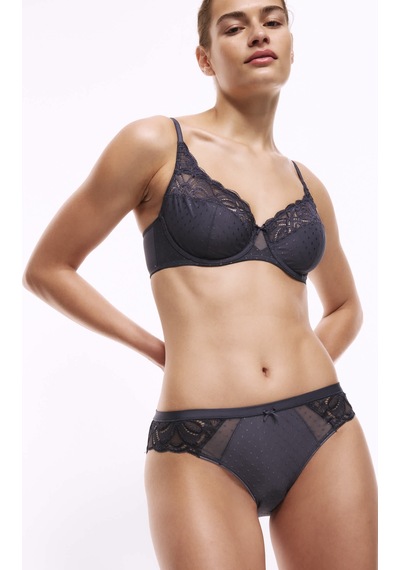 Marks & Spencer 3'lü Amelia Dantelli Bikini Külot Seti T61005760N Lacivert