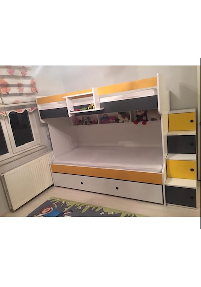 Arven Yavrulu Seyyar Merdivenli Ranza Sab2