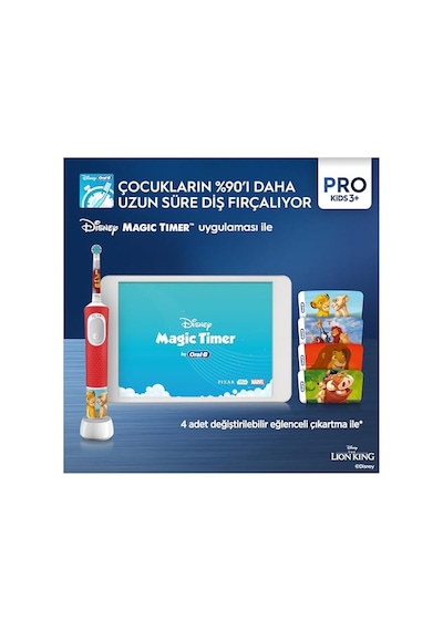 Ayrex Oral-b Pro Kids The Lion King Şarjlı Diş Fırçası