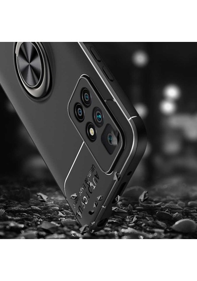 Xiaomi Redmi 10 Kilif Yüzüklü Magnetli Ravel Case 524146372