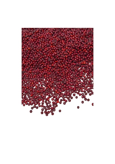 3 Mm Bordo Renk Ahşap Boncuk 40 Gr