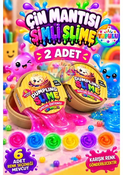 Çin Mantısı Slime Oyun Jeli Simli Dumpling 2 Adet Esnek Sürpriz 6 Renk Eğitici-öğretici Duyu-motor Beceri Oyuncağı Çok Renkli Çok Renkli Çin Mantısı Slime Oyun Jeli Simli Dumpling 2 Adet Esnek Sürpriz 6 Renk Eğitici-öğretici Duyu-motor Beceri Oyuncağı Çok Renkli Çok Renkli