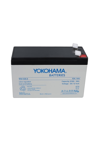 Yokohama Yh-129.0 12 Volt - 9 Amper Akü 150 X 65 X 90 Mm 4832