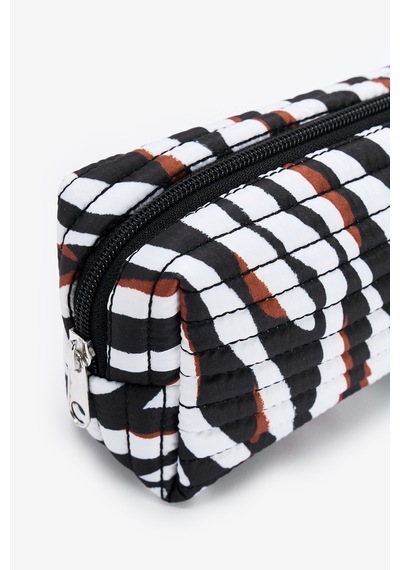 Penti Siyah Zebra Makyaj Çantası