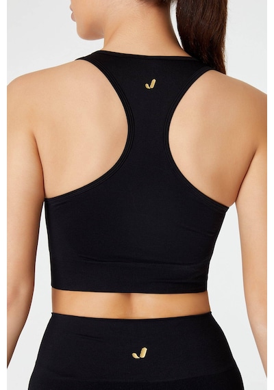 Jerf Vella Racerback Konfor Sport Bra Siyah