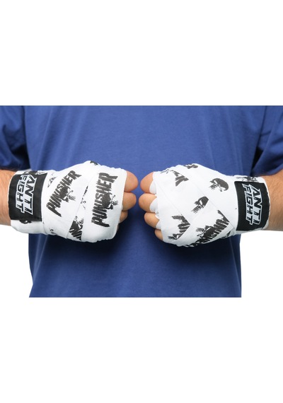 Punisher Beyaz Boks Bandajı Çok Renkli