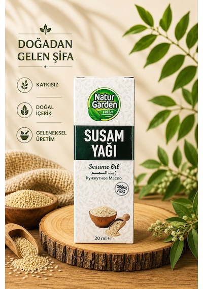 Natur Garden Susam Yağı 20 ML