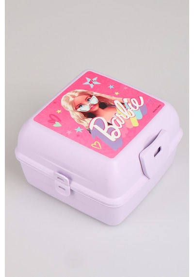 X Dekomus Lisanslı Barbie Extra Glam Collection 2 Katlı Beslenme Kutusu Smart Lunch Box "dekomus Cep Defteri Hediyeli" Altın