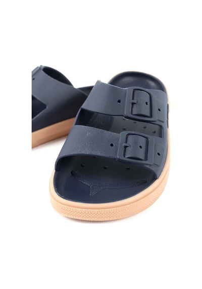 Boatilus Rocksy-f Navy/beige Erkek Çocuk Terlik Lacivert