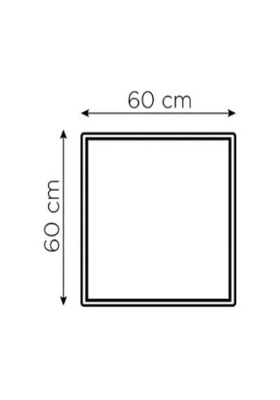60x60 Led Panel 60w Beyaz Işık 6500 -10 Adettir Beyaz Gold