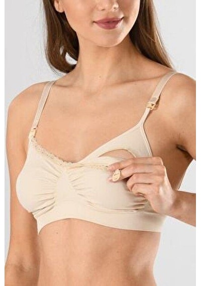 Miss Fit Camasironline Mıss Fıt 11036 Dikişsiz V Yaka Emzirme Sütyeni