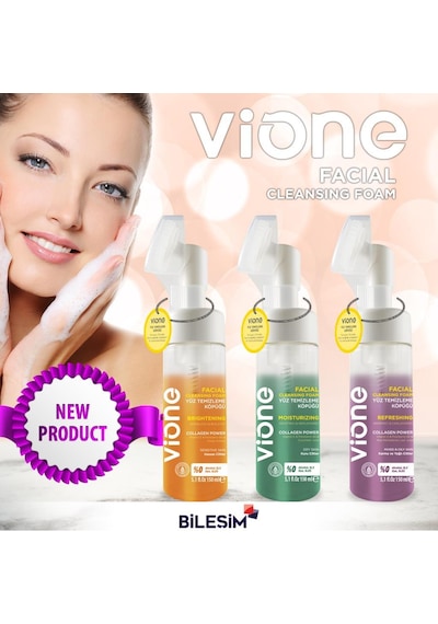 Vione 2 Li Set-2 Yüz Temizleme Köpüğü 150ml Özel Fırçalı 21855131