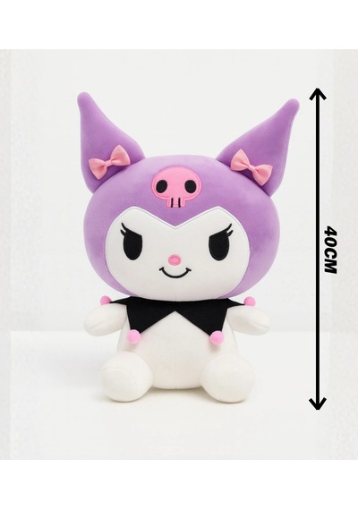 Kuromi Peluş Oyuncak 40cm - Koleksiyonluk & Sevimli Mor