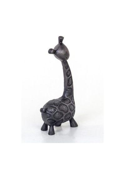 Euro Flora Metal Zürafa Biblo 13X7X29 Cm