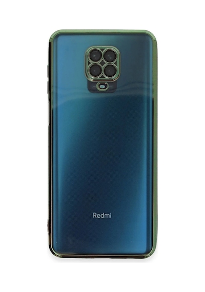 Xiaomi Redmi Note 9 Pro Kılıf Razer Lensli Silikon - Yeşil 0.2M-Çok Renkli