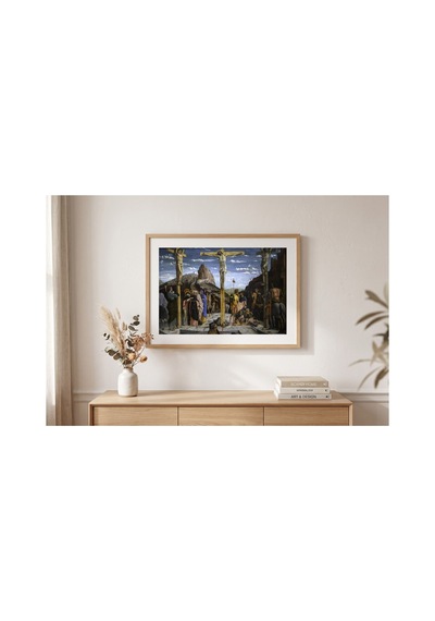 Rönesans Mantegna Çarmıha Geriliş Çerçevesiz Poster 21x30 Cm A4 Tablo Rönesans Klasik Sanat