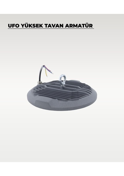 Yüksek Tavan Ufo Armatür 100w - 4000k Gün Işığı Gri