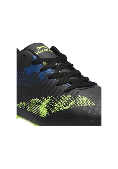 Slazenger CYPRUS KR Erkek Halı Saha Siyah / Yeşil Futbol Ayakkabısı