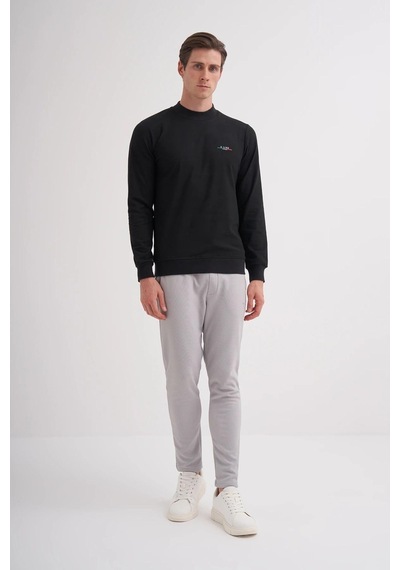 Cazador 5250 Erkek Polar Sweatshirt Siyah