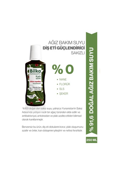 Homeopati Ağız Bakım Suyu - Mastika Sakızlı