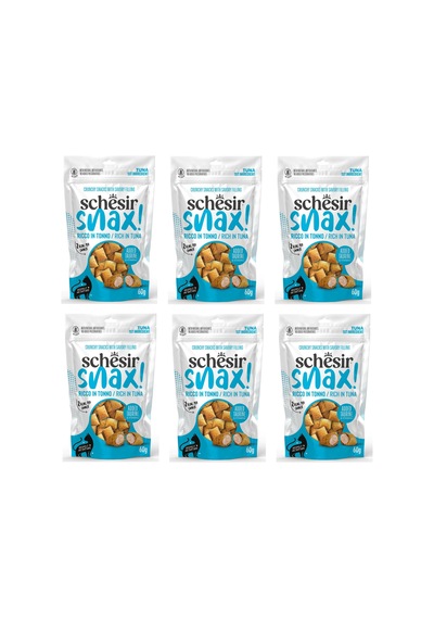 Schesir Snax Ton Balıklı Dolgulu Kedi Ödül Maması 60 G X 6 Adet