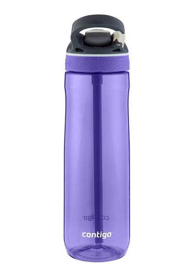 Contigo Cortland Tren Tek El Bas İç Kapaklı Su Matarası 720ml 2191383 - Koyu Mor