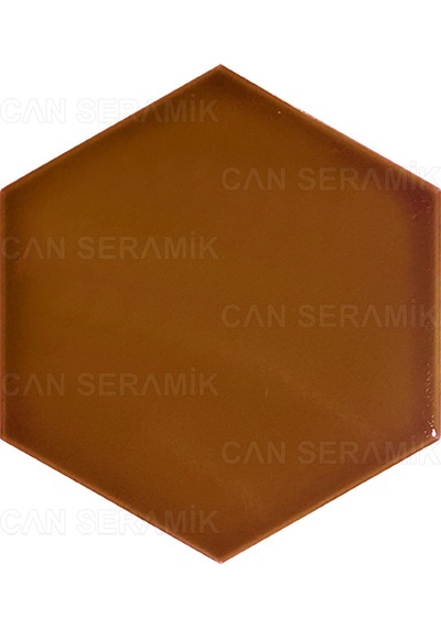 Can Seramik - 15x17 Cm. Altıgen Çini Karo N11.88