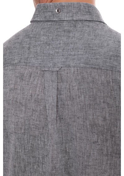 Slim Fit Uzun Kol Yaka Düğmeli Nefes Alan Keten Hediye Kutulu Erkek Gömlek Fs-004548 - Antrasit-3245 Slim Fit Uzun Kol Yaka Düğmeli Nefes Alan Keten Hediye Kutulu Erkek Gömlek Fs-004548 - Antrasit-3245