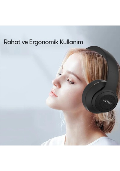 Stereo Bluetooth Kablosuz Kafaüstü Kulaklık Mikrofonlu