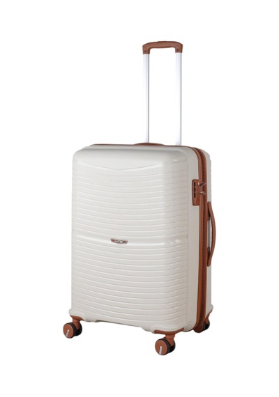 Mçs Group V379 Aura Y.üretim Pp Valiz 65 Cm S21yy100014265 11139 Kemik/kahverengi