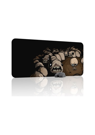 Binding Of Isacc Kaymaz Dikişli Kauçuk Oyuncu Mousepad V4 - 90x40 Xxl Gaming Mouse Pad Fare Altlığı