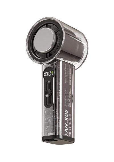 Northcity Dijital Ekranlı Usb Şarjlı Güçlü Taşınabilir El Fanı