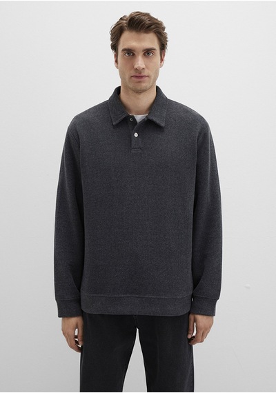 Mavi - Antrasit Polo Sweatshirt 0s10476-80023 Antrasit